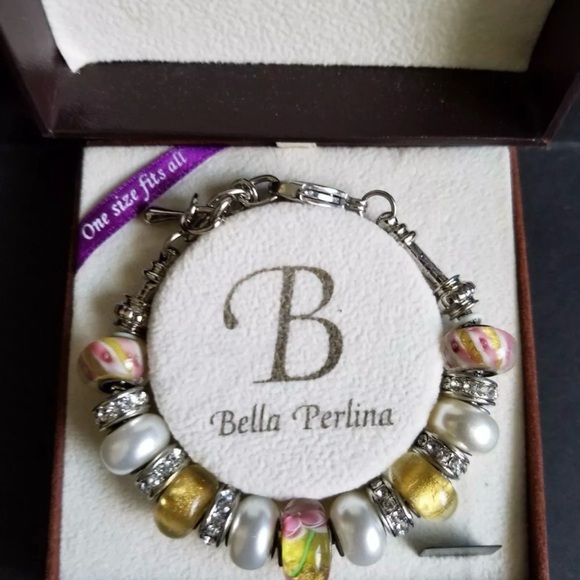 Bella Perlina Silver and Gold Bracelet - Picture 2 of 3